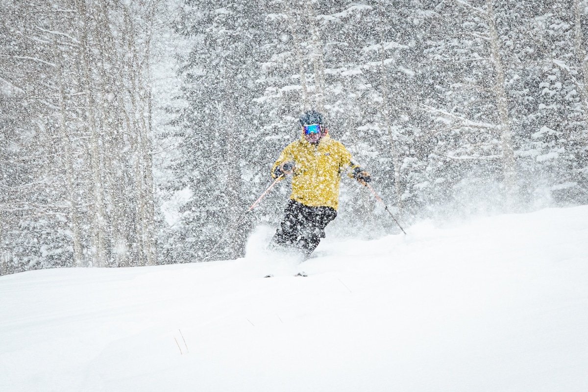 powder snowfall